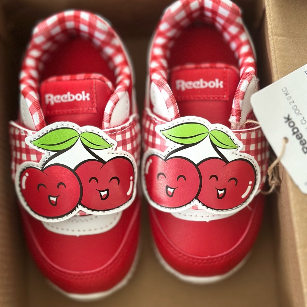 Reebok Kids Red Cherry Sneakers